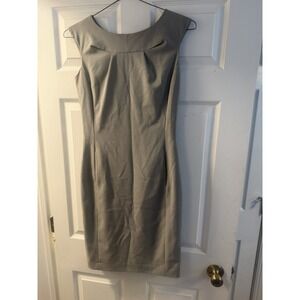 CALVIN KLEIN Women's cap sleeve gray dress Sz 2